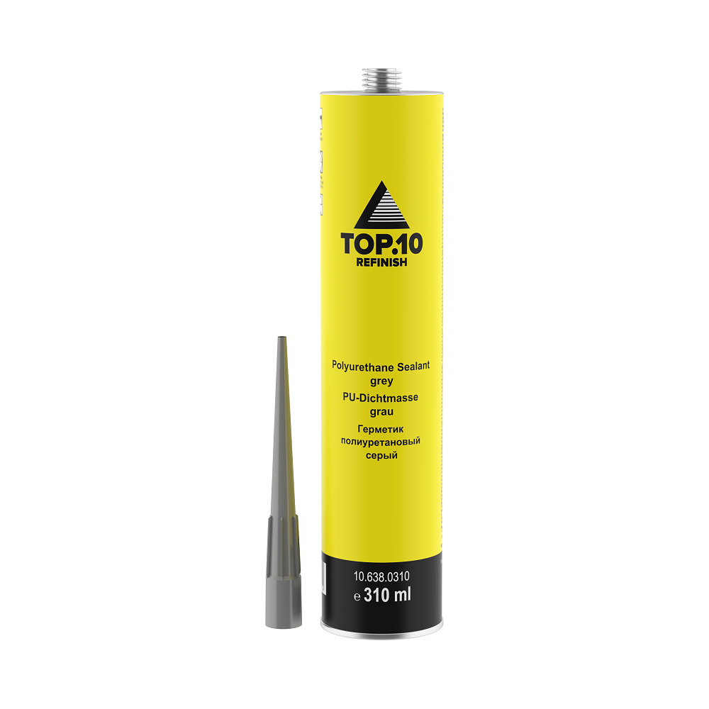 001 Герметик полиуретановый TOP.10 PU OPTIMAL серый (310 мл) — изображение 1
