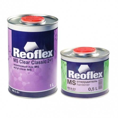 001 Лак Reoflex MS Clear Classic 1л+отв — изображение 1