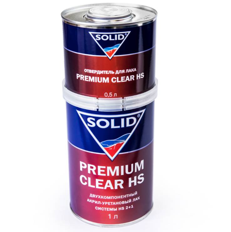 001 Лак PREMIUM CLEAR HS 1л+отв — изображение 1